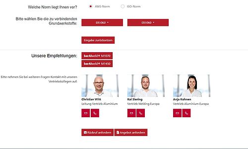 Jetzt neu: Schweißdrahtfinder Aluminium