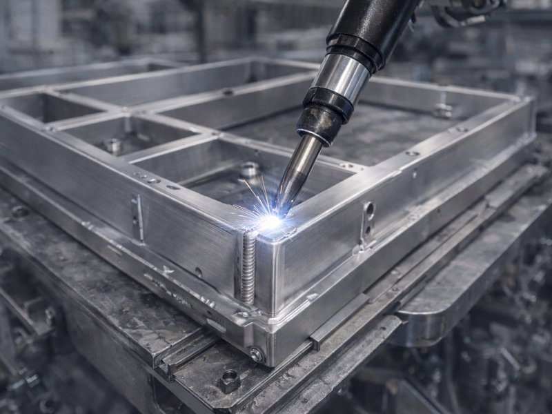 Aluminium welding for battery trays & module frames