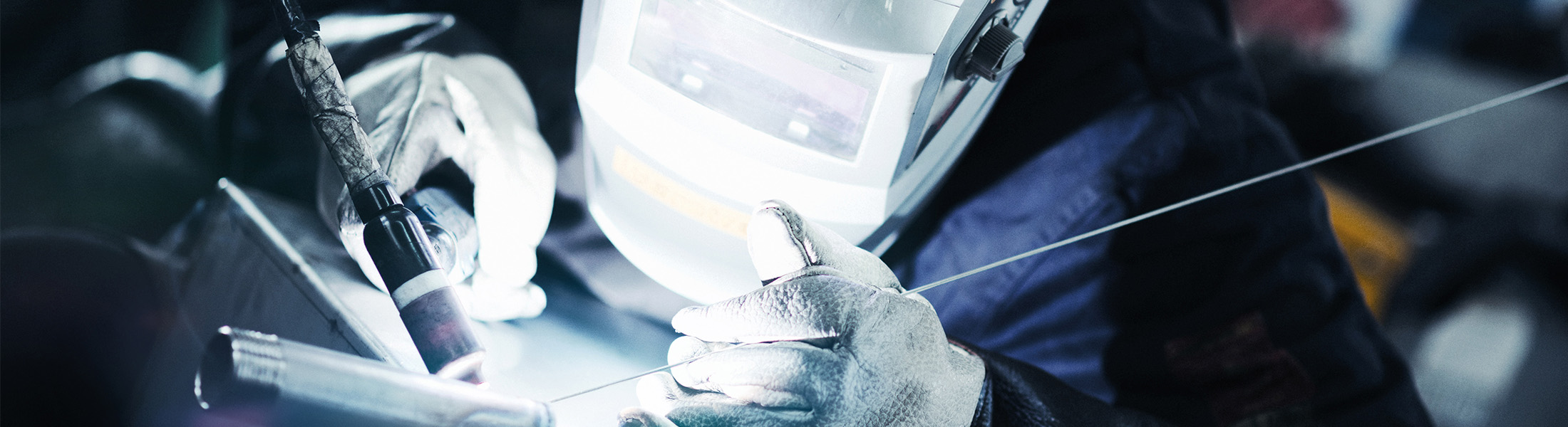 Aluminium welding wire finder